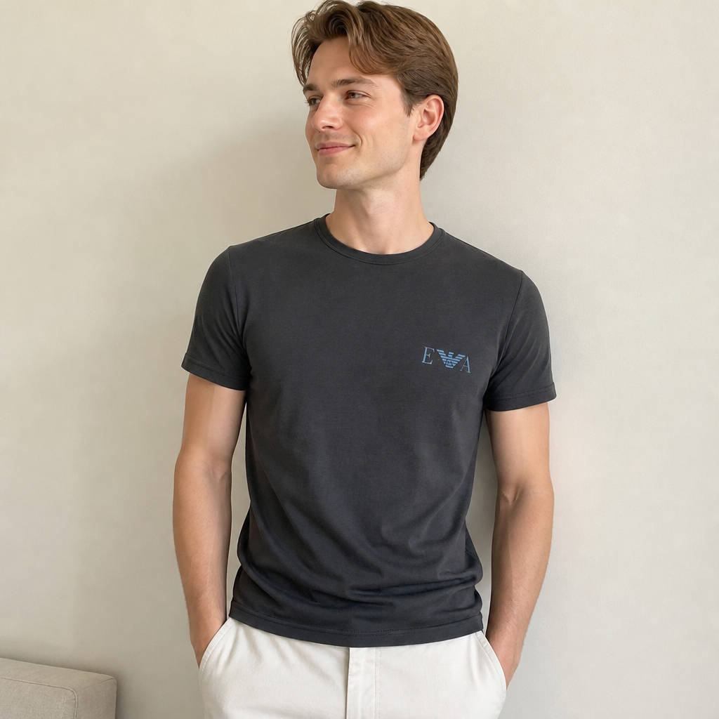 Emporio Armani Chest Logo T Shirt