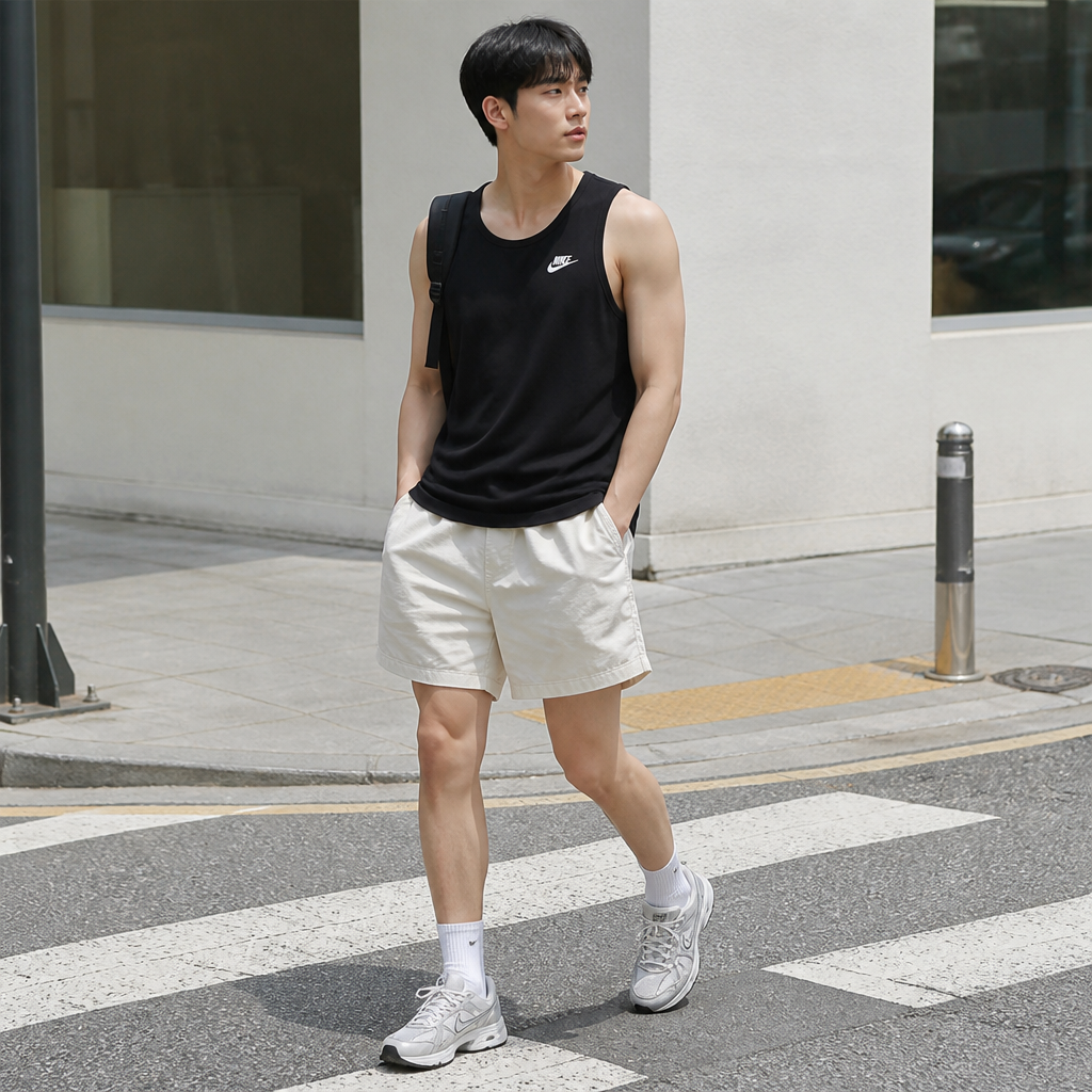 Nike 나이키 블랙 데일리 탱크 탑