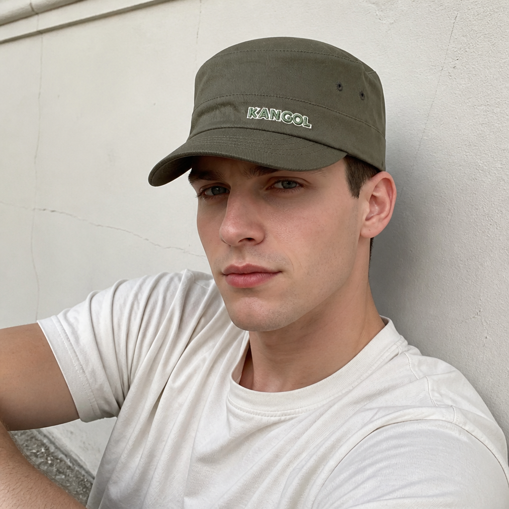 Kangol Adults Twill Army Cap