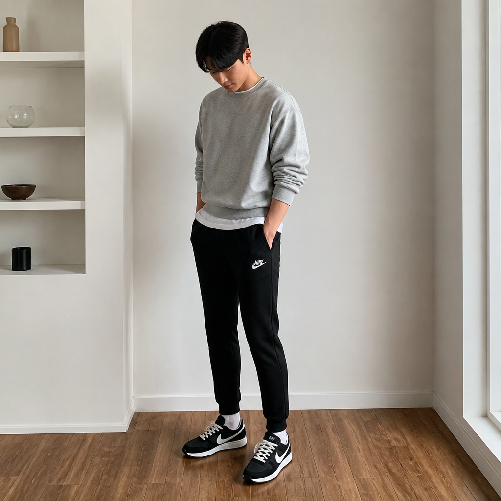 Nike 나이키 데일리 블랙 플리스 팬츠