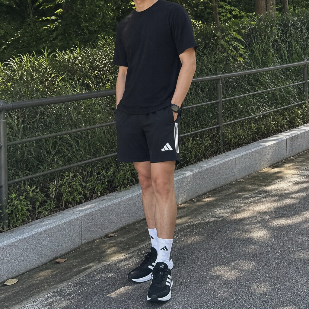 adidas 블랙 세레노 트레이닝 쇼츠