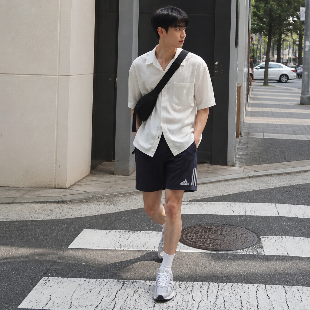 adidas 인디고 리플렉티브 러닝 쇼츠