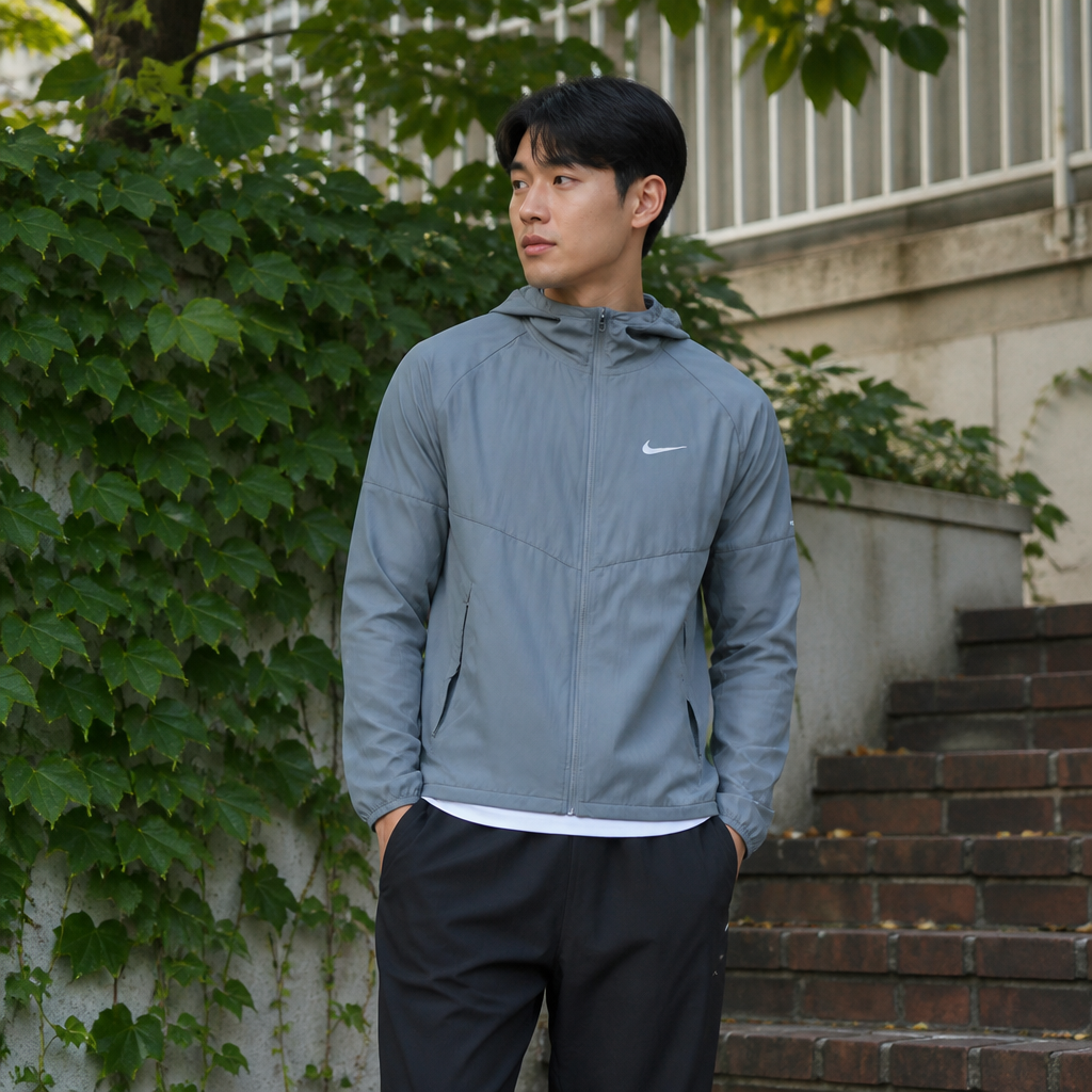 Nike 나이키 스모크그레이 라이트 러닝 재킷